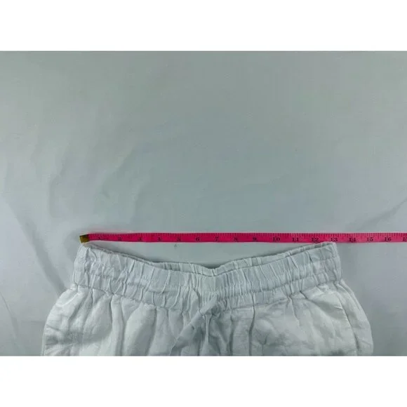 NWT J CREW Wide-leg Seaside Pant in Linen White Size XS - Picture 8 of 10